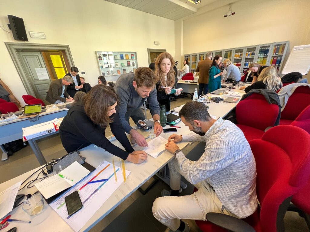 Next-Up team building spaghetti towers